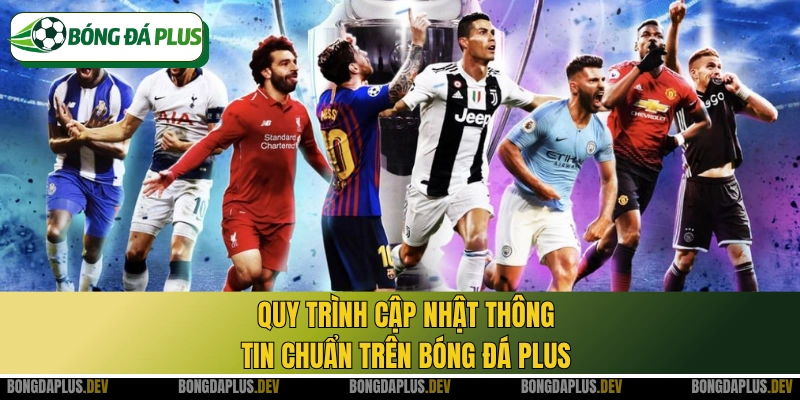 Quy trình cập nhật thông tin chuẩn trên Bóng Đá Plus