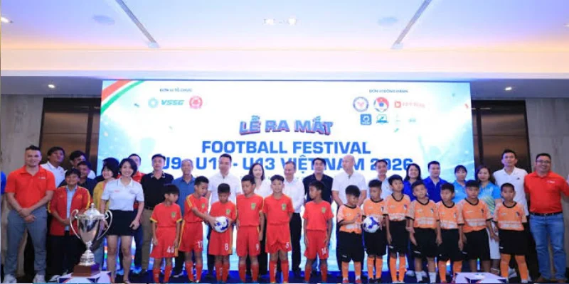 Ngày hội bóng đá của cầu thủ U9, U11, U13 Việt Nam rực rỡ